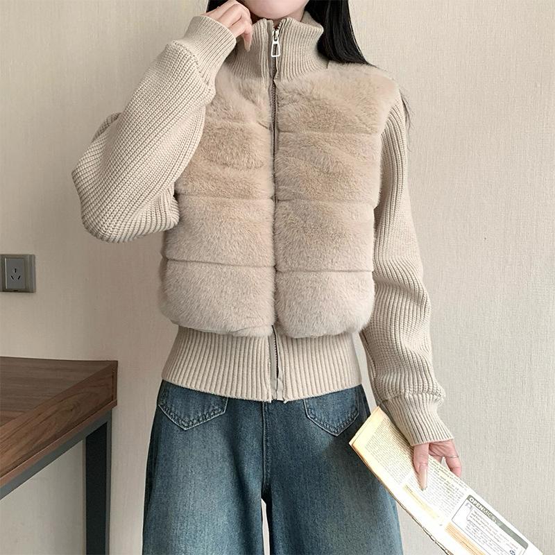TIFICY Women's Fashion Casual Fall Winter Solid Color Print Long Sleeve Jackets & Coats Down Coats
