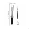 Fishes Lip Grip Heavy Duty Stainless Steel NonSlip Handle Fishing Tool for Anglers,