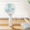 Handheld Fan Rechargeable USB, Mini Foldable Silent Personal Fan for Travel Office Room, Portable Cooling Electric Fan