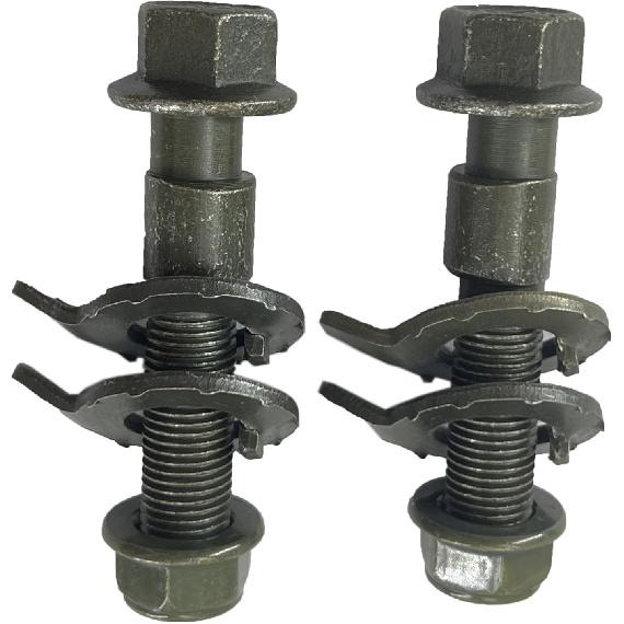 2Pcs 16Mm Adjustable Camber Correction Alignment Kit Fit Front Wheels Cam Bolts Compatible With Acadia Civic CR-V Element HR-V Odyssey Pilot