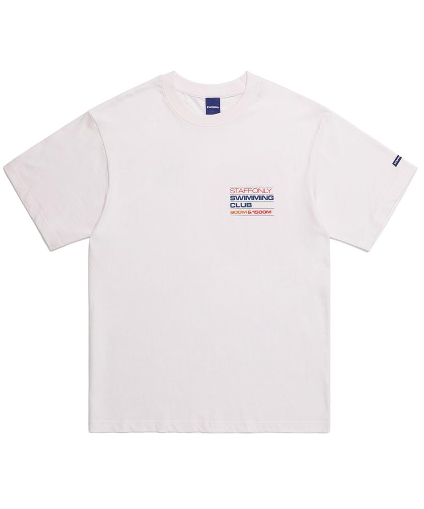 STAFFONLY Swimming Club Tee (White)