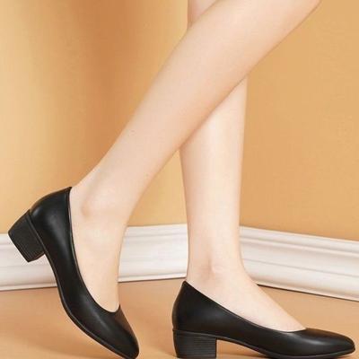 Low-heeled Women's Mid-heeled Women's Platform Women's Shoes, Women's Single Shoes