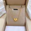 Light Luxury Snake Bone Chain Love Furnace Real Gold Necklace Female Collarbone Chain With Jewelry