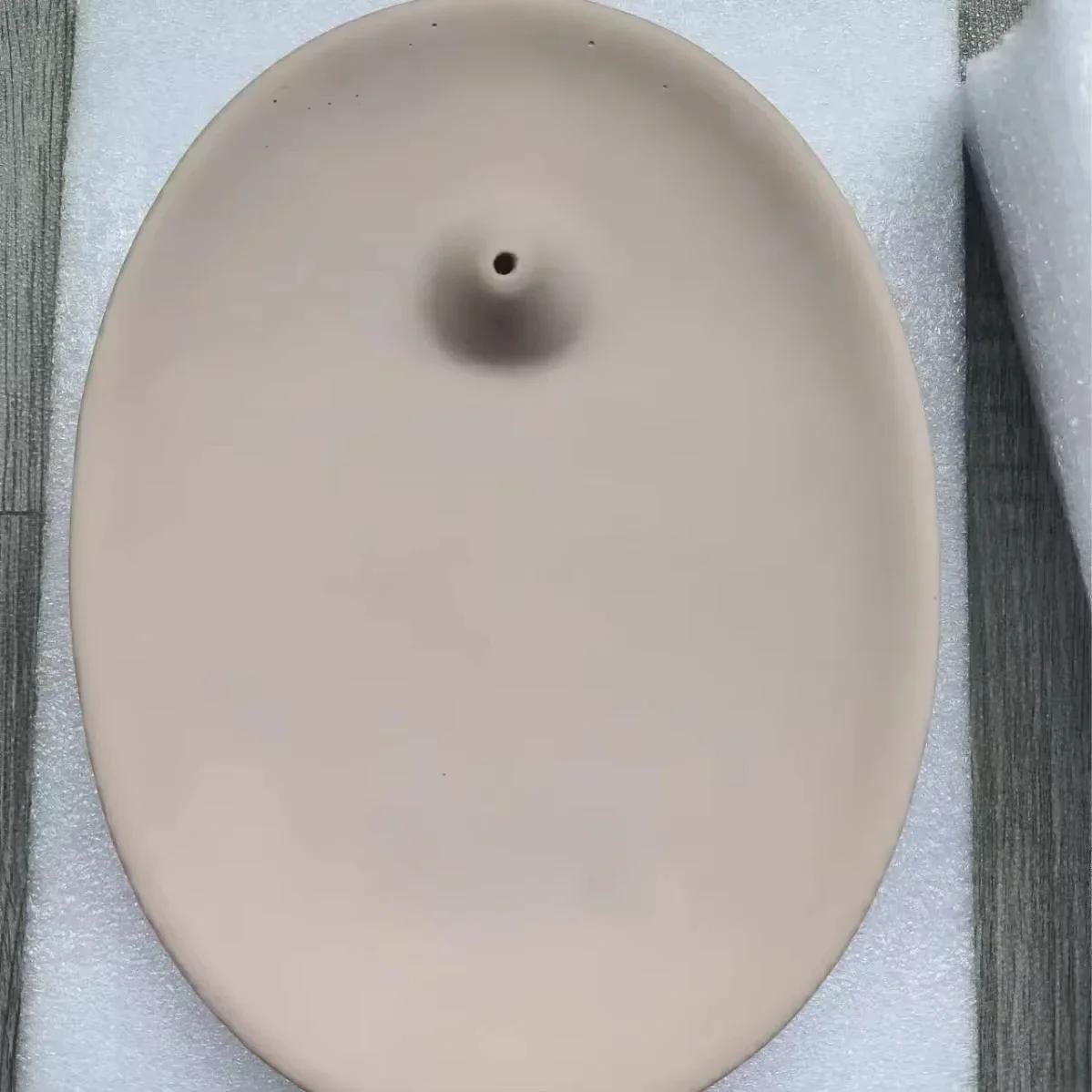 

Oval Concrete Incense Stick Holder Incense Burner Stick Holder Line plate Sandalwood Coil Base Yoga Studios Home Decoration Gift