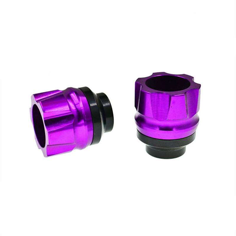 Aluminum Alloy Buffer Anti Collision Cup Front Fork Cup 13mm Wheel Protection Motorbike Crash Pads Motorcycle Frame Sliders Moto