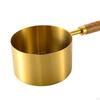 4 Measuring Spoons for Liquid And Dry Ingredients with Wooden Handle