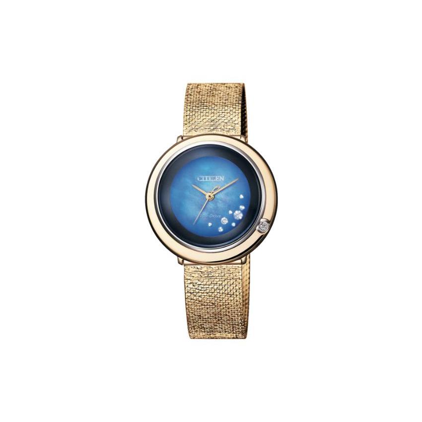 CITIZEN 50M Waterproof Light Powered Quartz Movement Stainless Steel Strap Watch Women s Watch EM0648-81N