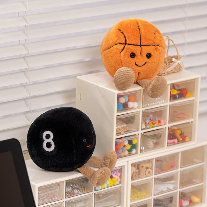 Nové Dětské Zábavné Hračky Míče Fotbal Basketbal Tenis Plyšová Panenka Dárek Ozdoby