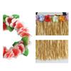 Kaifeng Summer Hawaiian Grass Skirt and Flower Garland Dance Party Set - 5 Pieces (30CM, 40CM, 60CM, 80CM)