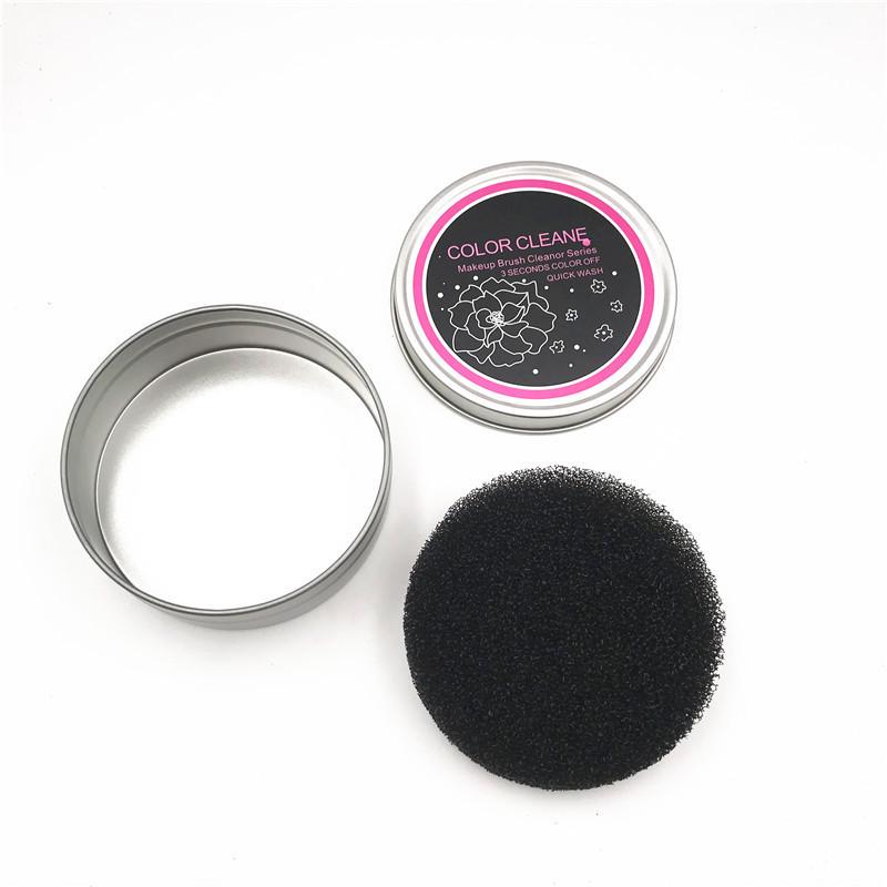 Make-up Pinsel Reiniger Schwamm Entferner Aluminium Reinigungsmatte Box Pulver Waschen Scrubber Clean Kit