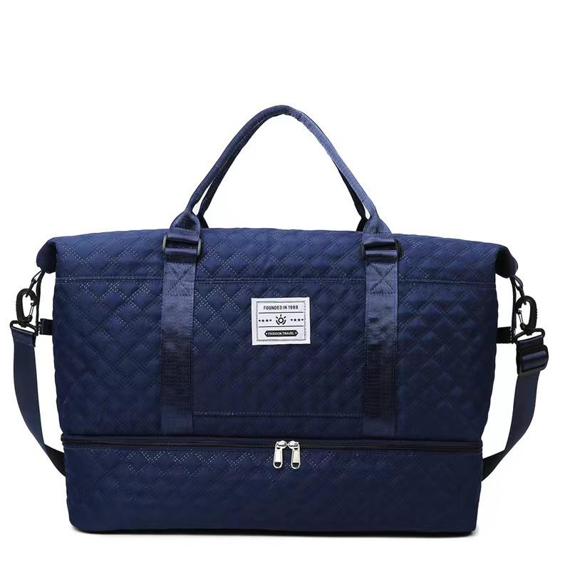 New Niche Dry and Wet Separation Fitness Bag Fashionable Short-distance Travel Bag Separate Shoe Compartment Yoga Handbag Large Capacity