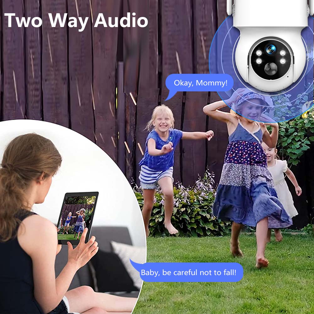 2.5K 4MP WiFi Solar Outdoor Home Human Detection PTZ IP Camera Smart Security Protection CCTV Video Cam