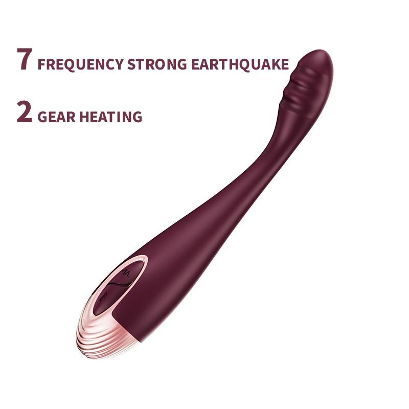 Clitoral Sucking Vibrator Sexrabbit Rechargeable Heating Dildo Vibrator G Spot Massager Waterproof Clit Stimulator 7 Vibrations