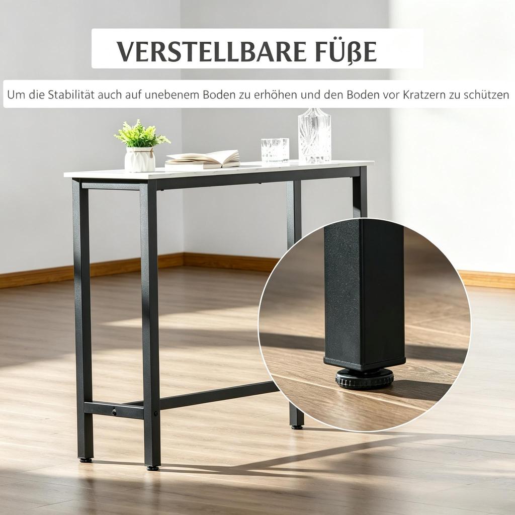 Modern Bar Table, High-Quality Standing Table, Compact Dining Table, Functional Table (only with table)