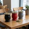 Fashion 230 ML Yerba Mate Cup Stainless Steel Double Wall Straw Cup Reusable with Cleaning Brush Insulated Cup Gift
