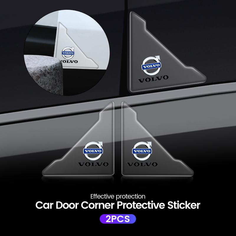 Silicone Car Door Corner Cover Buffer Sticker Protection Scratch Protector For Volvo XC90 V90 V60 XC60 V40 S80 S60 S90 C40 XC40