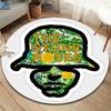 The Stone Roses Round Area Rug,Carpet Rug for Living Room Bedroom Sofa Playroom Decor,Non-slip Floor Mat