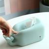 Large Capacity Whale Tissue Box Cover Silicone Flexible Napkin Holder Paper Towel Container for Home Office and Bedroom
