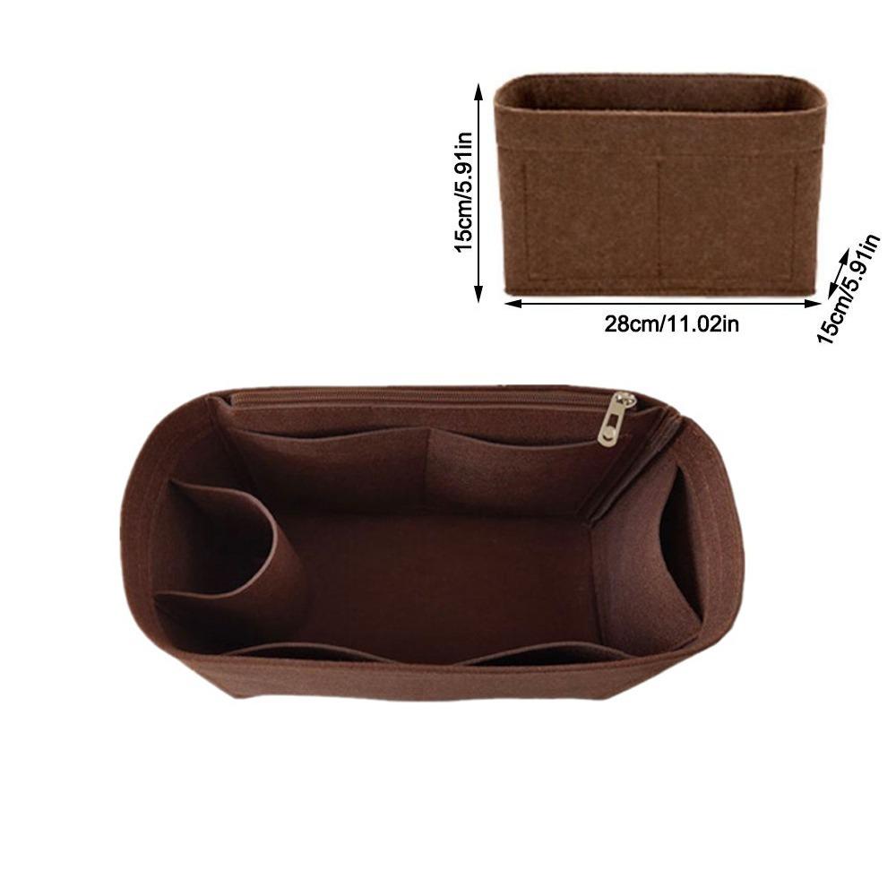 Plstěná vložka do tašky, vícekapesní, velkokapacitní úložná taška se zipem, vnitřní taška pro LV Speedy25/30/35/Gentlewoman