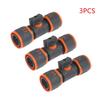 1PC Universal Garden Hose Adapter Double-End Quick Connect with Shutoff Valve Rust Resistant Fitting for Garden Watering Car Cleaning