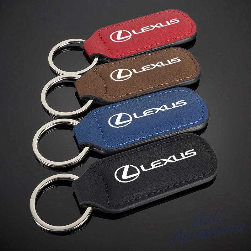 Leather Car Keychain Keyring Chain Pendant Jewelry Gift Accessory For Lexus ES RX NX LS UX LM LX GX LC RZ IS CT GS RC HS SC LBX