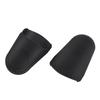 2Pcs Saxophone Clarinet Mouthpiece Protective Rubber Cap Sax Accessories (Black)