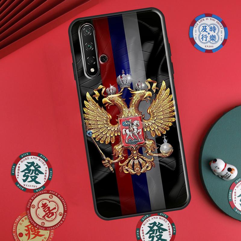 Coat Of Arms Russian CCCP Flag For Huawei P20 P40 P30 Lite P60 Pro Nova 12s 11i 12i 10 9 SE 5T Y91 Y90 Y60 Y70 Y72 Y61 Case