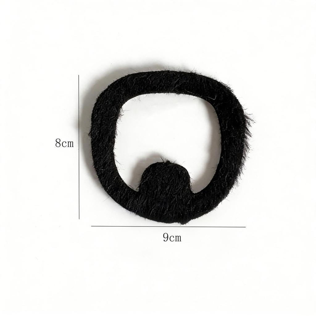 Halloween Fake Beard & Moustache Costume Set with Funny Eyebrows for Party & Cosplay