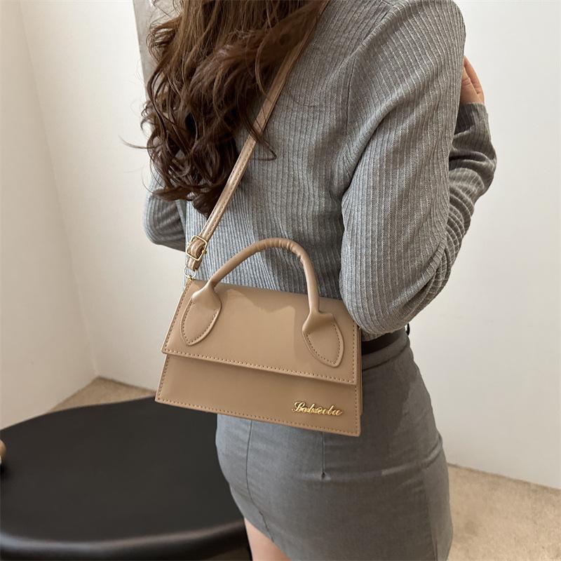Niche Design Bag for Women New Style Simple Texture Small Square Bag Handbag Casual and Fashionable One-shoulder Crossbody Bag