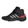 Adidas Fortatrail Round Toe Velcro Durable High-Top Running Shoes Kids Sneakers Black IG7263