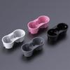 Inserto in Silicone per Portabicchieri nella Console Centrale, Portabevande Protettivo in Silicone, Inserto Antiscivolo per Portabicchieri per Auto