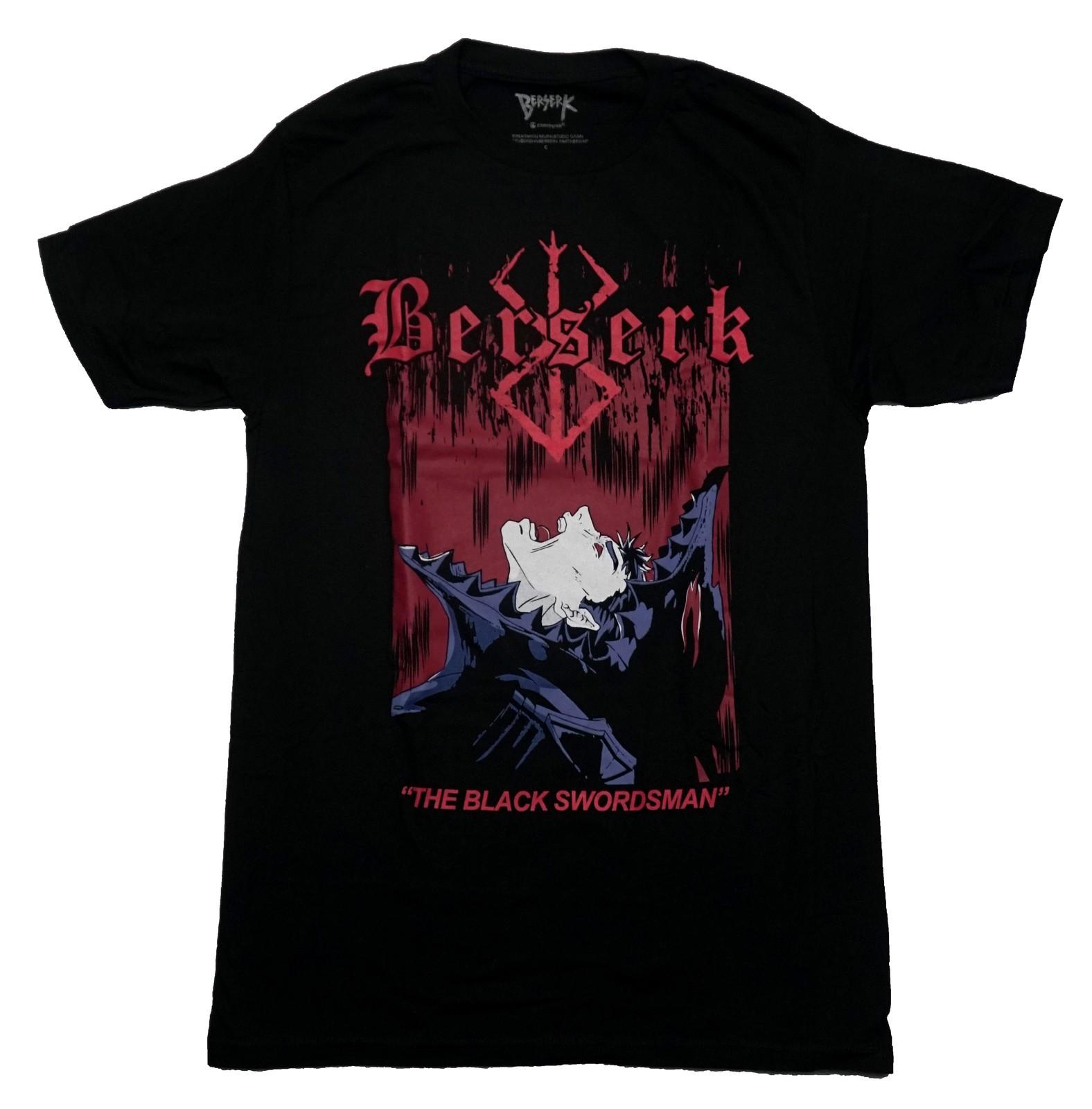 Berserk New Adult T-Shirt - The Black Swordsman Guts Being Eatern By Creature S