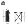 Coleman Compact Trekking Includes storage Stool, Black, 2000021982. Outdoor, camping, park, leisure, chair, portable, balcony, ottoman. case.