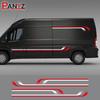 4Pcs/Lot Car Door Side Stickers Camper Van Graphics Decals For Fiat Ducato Peugeot Boxer Citroen Jumper Motorhome Accessories