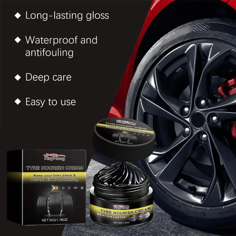 BUTAI Tire Shine Gel Pro – Instant Black Finish Restorer with UV Protection, Non-Greasy Formula for Cars/Trucks/SUV