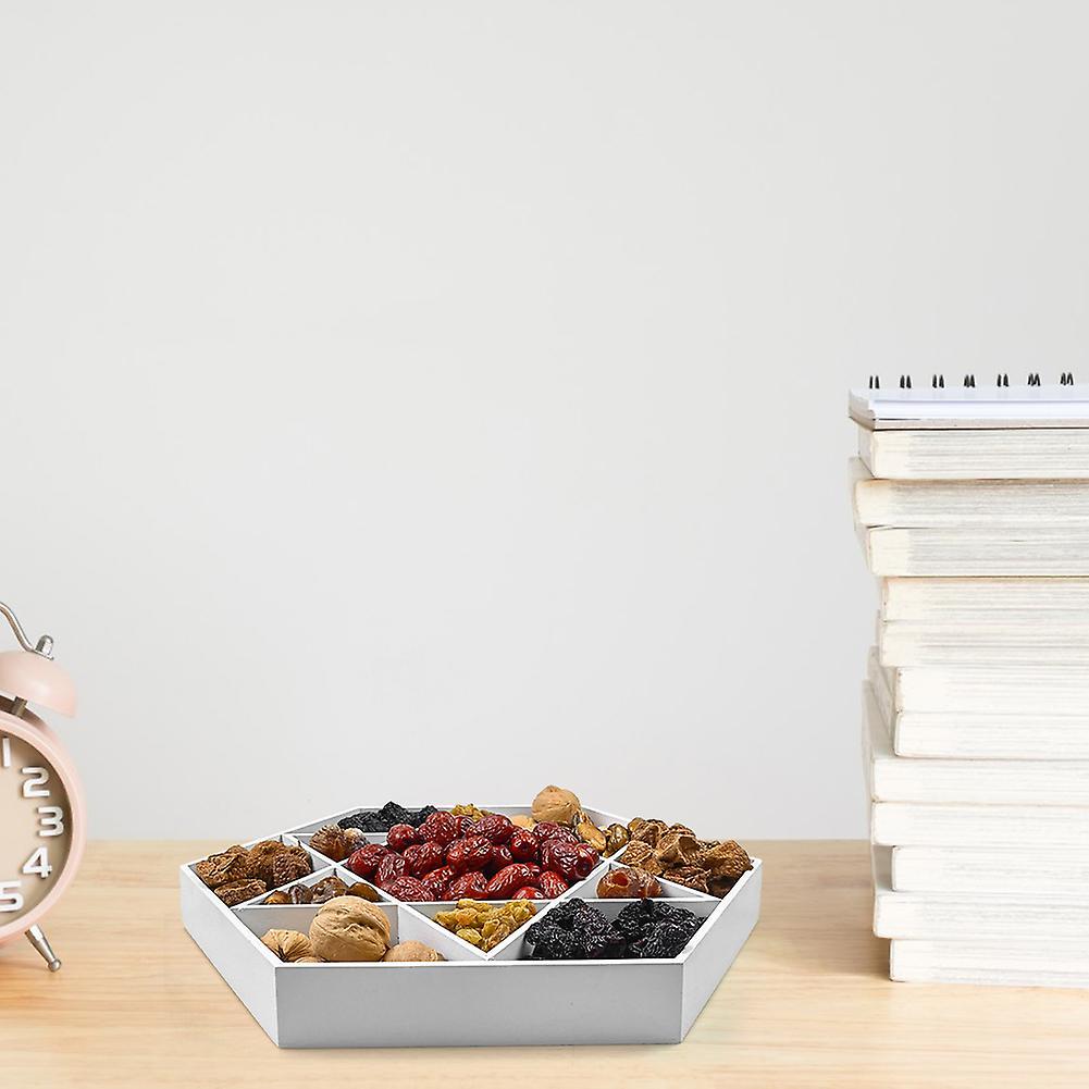 Hexagonal Star Fruits Tray Stylish Large Capacity Nut Tray for House