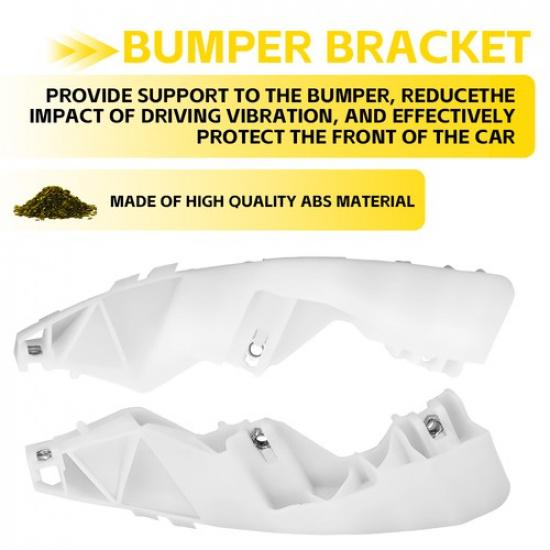 Front Left & Right Bumper Cover Stiffener Bracket For Infiniti G25 G37 G35 Sedan