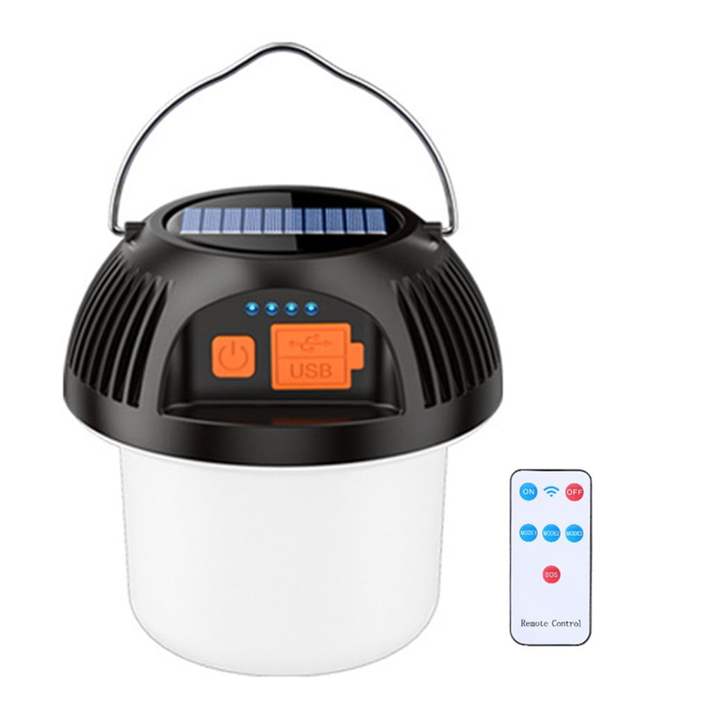 Portable Camping Light Power Bank LED Camping Lanterns with Remote Control Waterproof Outdoor Tent Light Rechargeable Flashlight