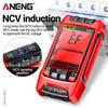 Portable ANENG SZ02 Digital Multimeter 9999 Counts AC DC Voltage Current Temp Capacitance NCV Zero Live Wire Tester HD Backlight Dual Digital Display