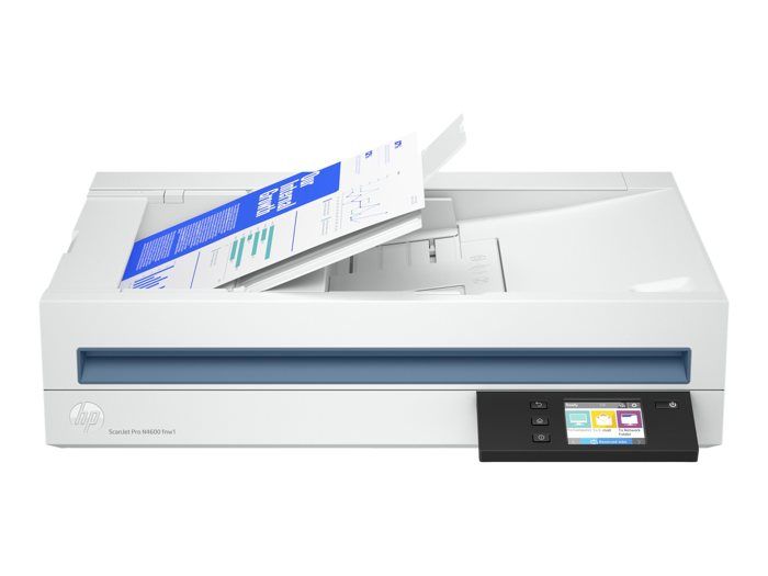 Scanner de documents et d'images - HP - Scanjet Pro N4600 Fnw1HP - Recto-verso automatique - USB 3.0 - Ethernet