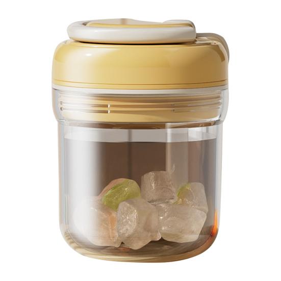 Ice Cube Mold Easy Release One-Click Food Grade Safe No Odor Three-in-One Ice Cup Sealed Leak-Proof Ice Making Drinking Cup
