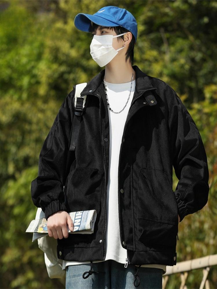 Casual Jackets for Men Windproof Black Green Military Bomber Cargo 2025 Spring Autumn Clothing Man Fashion Jacket