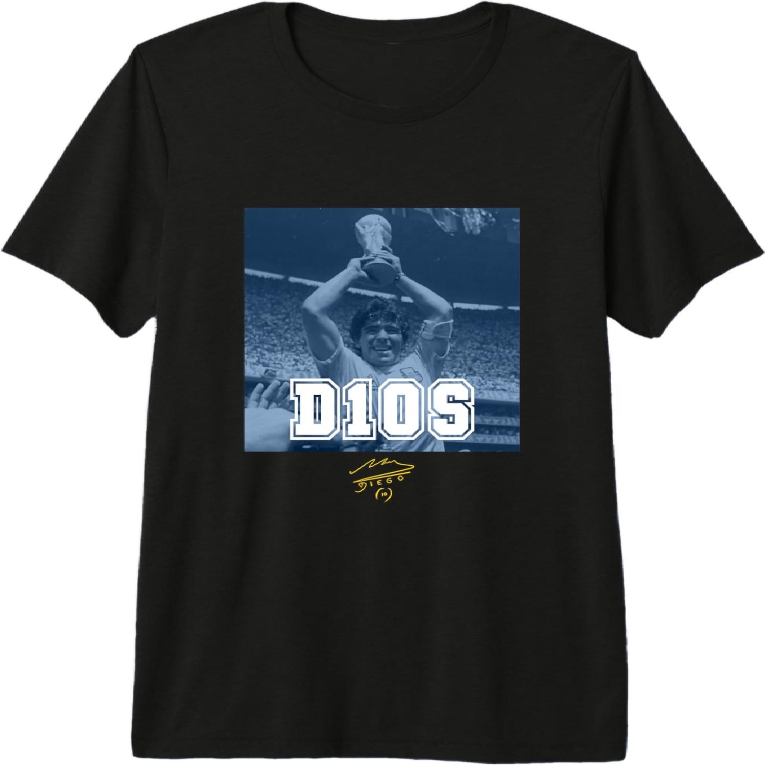 Maradona World Cup D10S Premium Tri-Blend T-Shirt S разноцветный
