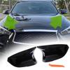 1 Pair Rearview Mirror Cover Replacement For Infiniti QX30 Q50 Q60 Q70 2014-2025 Black/Carbon Fiber Pattern Cap Car Accessories