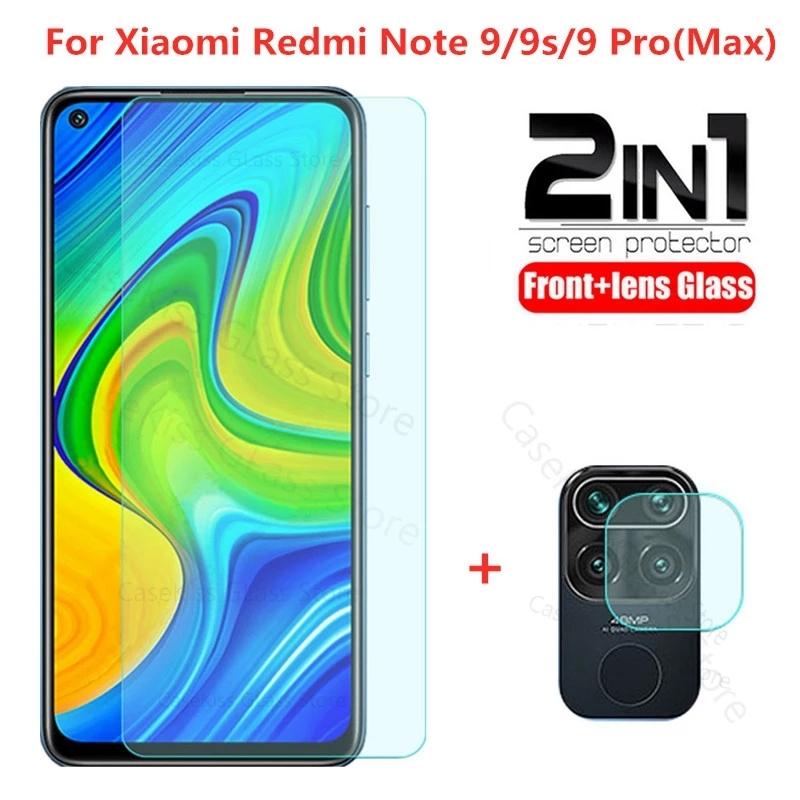 Compre 2 em vidro temperado para Redmi Note 9S Note9 Pro Max Screen  Protetor Camera Protetor Vidro protetor em vidro Redmi Note 9 S barato —  frete grátis, avaliações reais com fotos — Joom
