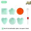 Cartoon Triangular Sushi Kit - 1Set Maker Sushi Mold Onigiri Rice Ball Food Press Japanese DIY Tools for Kitchen Bento