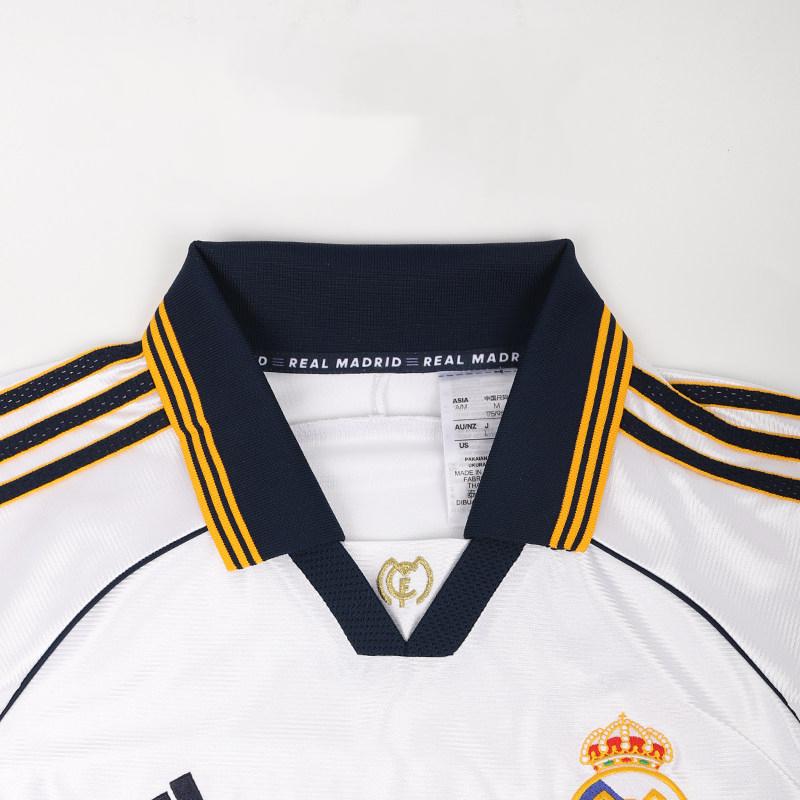 Adidas Real Madrid Fashion Comfortable Versatile Short-Sleeved Football Shirt for Men - White