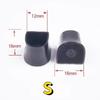 1pair New High Heel Protector Covers for Women Black Transparent Invisible Non-slip Wearable Heel Cover Shockproof Accessories