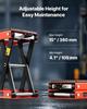 VEVOR Motorcycle Lift, 1200lbs Weight Capacity, Wide Deck Motorcycle Scissor Jack, 4.1-15 In Height Range