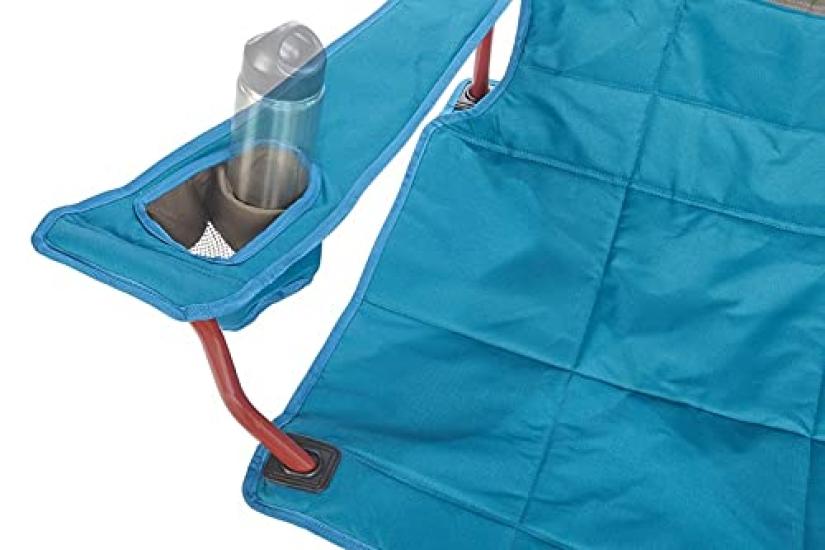 Kelty Low Down Camp Chair Portable Folding Chair Festival Camp Beach Day Tapestry Blue –